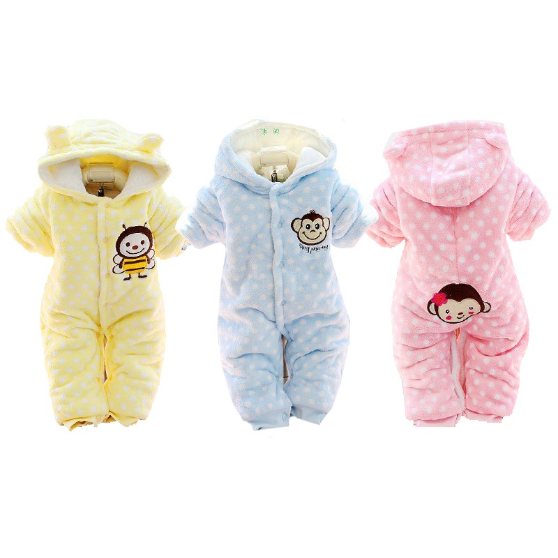 Body nỉ bông mặc mùa đông ủ ấm cho bé Hàng cao cấp xuất Nhật SLNB03