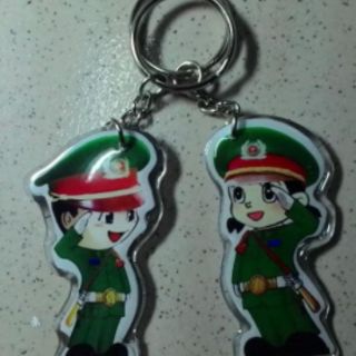 MÓC KHÓA CHIBI CÔNG AN QUÂN ĐỘI