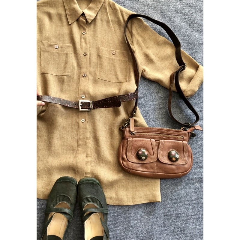 set áo/nịt/túi/giày si da thật siêu xinh