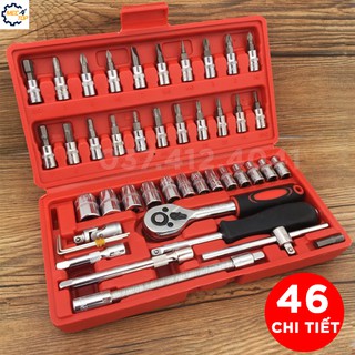 [ GIÁ GỐC ] Bộ dụng cụ 46 chi tiết ( 46 món ) sửa chữa ô tô, xe máy, đồ dùng - ĐA CHỨC NĂNG cần thiết cho mọi gia đình