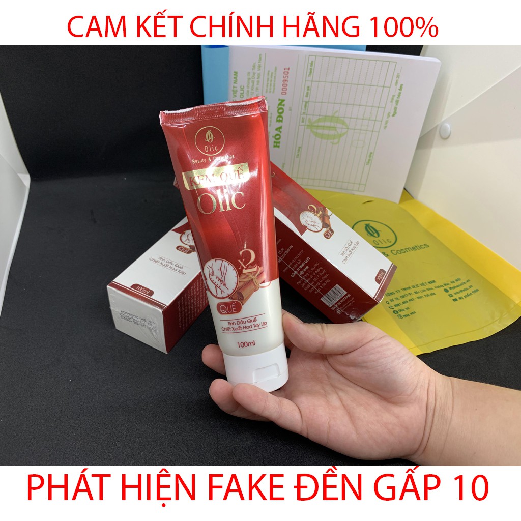 [QUÀ TẶNG] Kem tan mỡ olic, Gel săn chắc quế olic