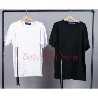 SALE HẾT MẪU - Áo thun nam phối 2 zip xéo trên dưới