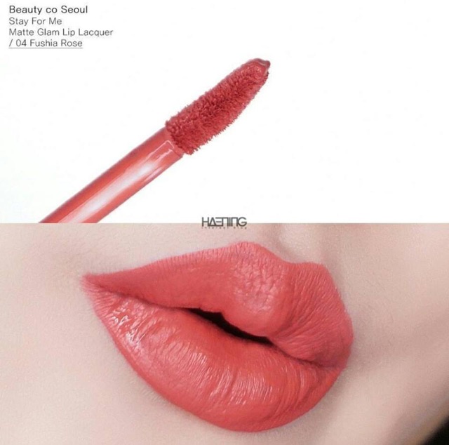 SON KEM LÌ BEAUTY CO SEOUL STAY FOR ME MATTE GLAM LIP LACQUER