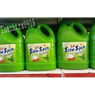 Nước rửa chén Lix siêu sạch,can 3,6kg