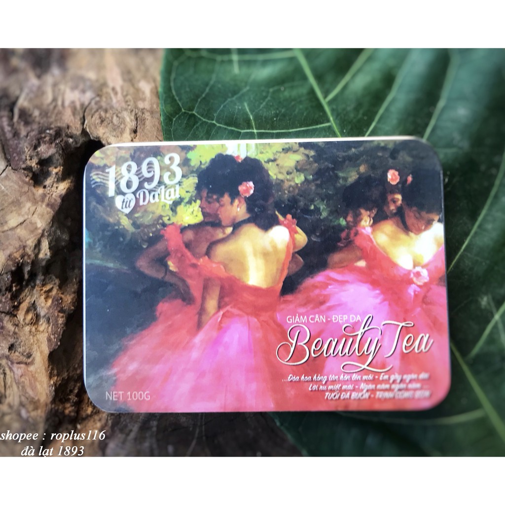 Trà hoa hỗ trợ đẹp da hộp thiếc Beauty Tea Đà Lạt 1893 | BigBuy360 - bigbuy360.vn