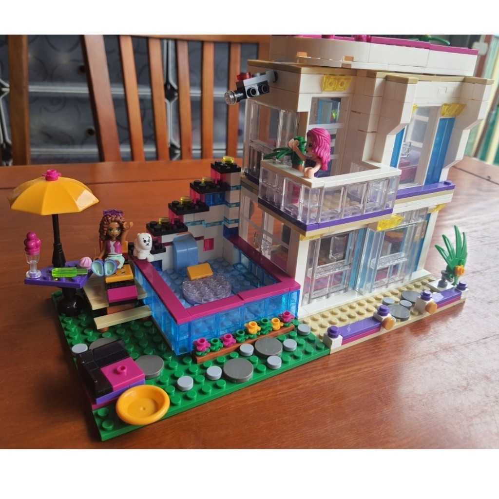 Lego xếp hình nhà biệt thự siêu sao, đồ chơi lắp ráp cho bé gái siêu xinh phát triển trí não trẻ em BL97 BeeLove