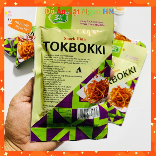 Combo10 gói Snack Hình Tokbokki Siêu Ngon Dai Dai Đồ Ăn Vặt Ngon Cổng Trường