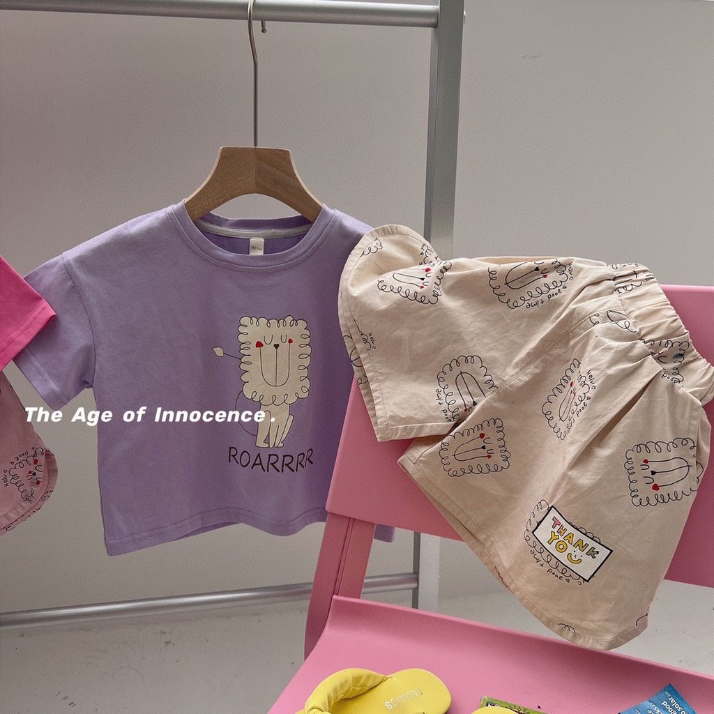 Hàng Mới Về Áo Thun Cotton Tay Ngắn Phong Cách Hàn Nhật Mới Cho Bé Gái