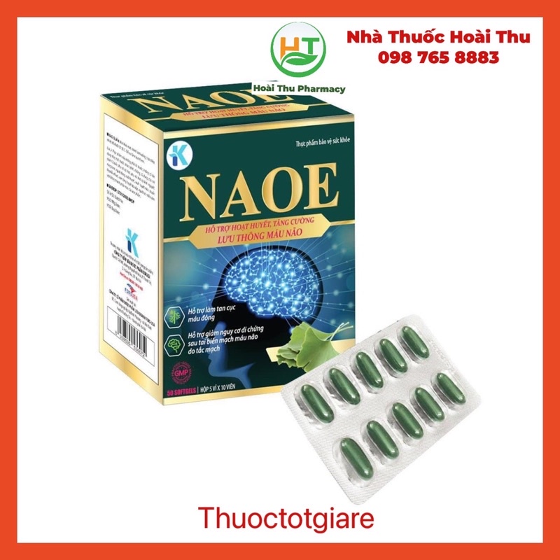 NAOE - Hỗ trợ hoạt huyết , tăng cường lưu thông máu não
