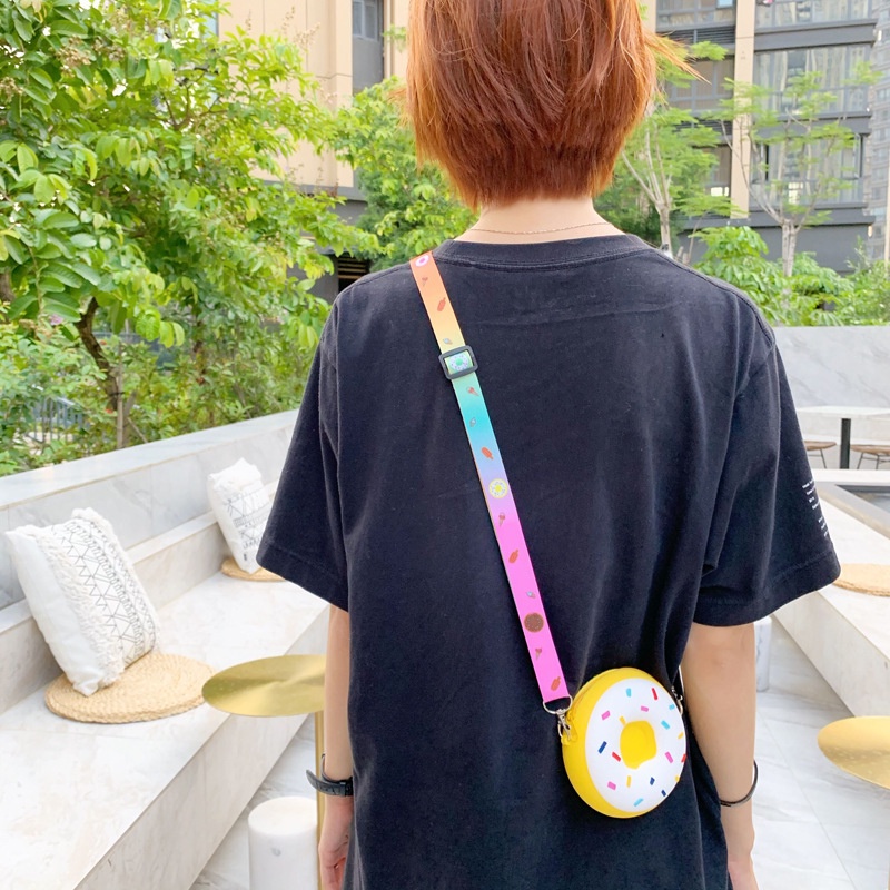 Túi đeo chéo mini Silicon cho bé hình BÁNH NGỌTSHOPEMTRANG07Túi đeo vai dễ thương hàng Quảng Châu
