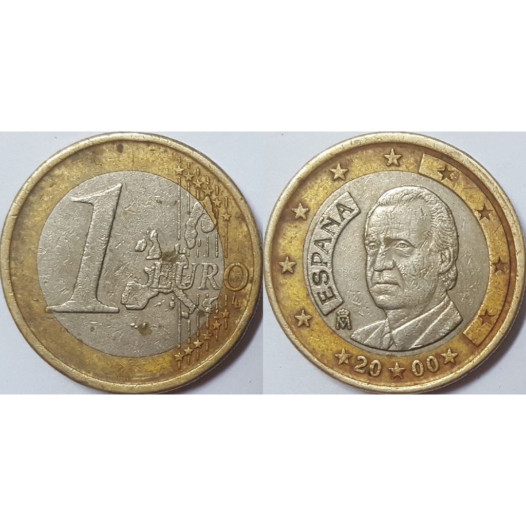 Đồng xu 1 Euro Tây Ban Nha (Spain) 1999-2006