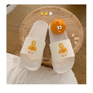 ( Sẵn Đen 36-37 ) Dép G ducky - chú vịt vàng đáng yêu - US397