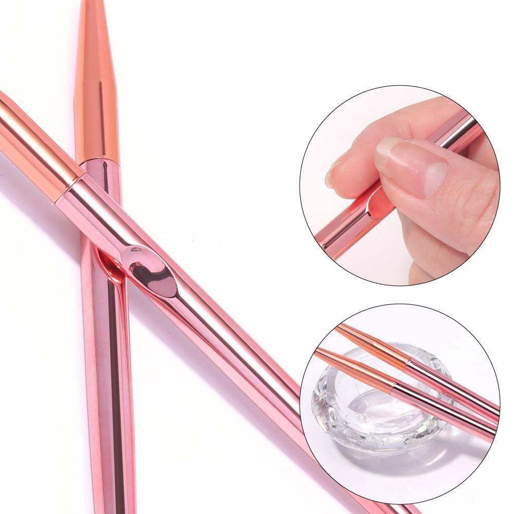 Cọ Trang Trí Móng Tay Nghệ Thuật 3D Với Dây Kéo Siêu Mỏng Tiện Dụng