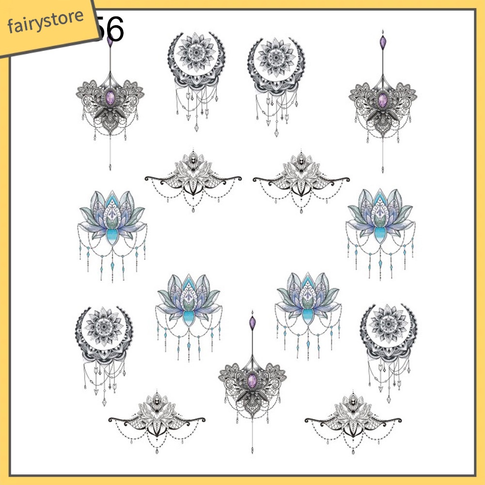 [Hàng mới về] Nhãn dán trang trí móng tay nghệ thuật in hoa văn bắt mắt