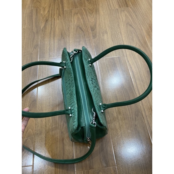 TÚI TRỐNG DA sấ.u  màu xanh độc lạ | BigBuy360 - bigbuy360.vn