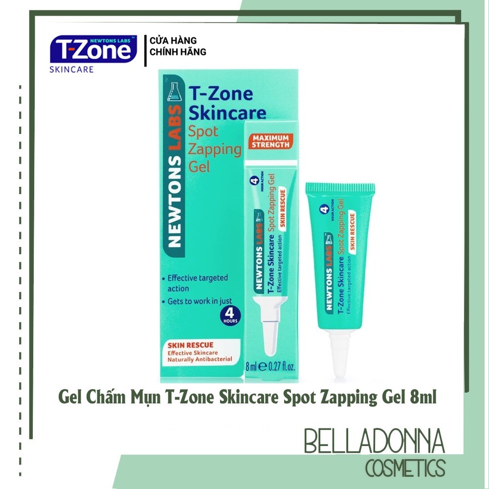 Gel Chấm Mụn T-Zone Skincare Spot Zapping Gel 8ml