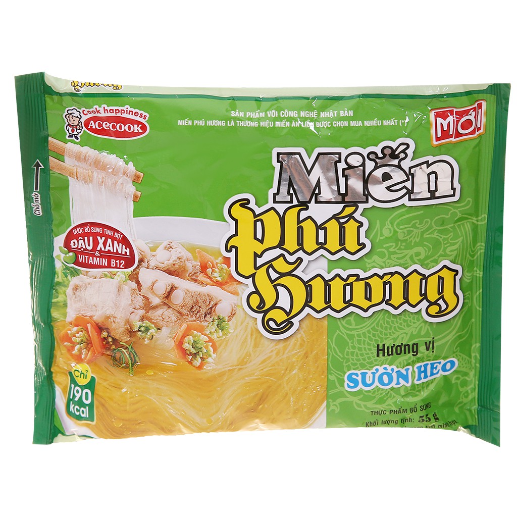 Miến Phú Hương sườn heo 55g