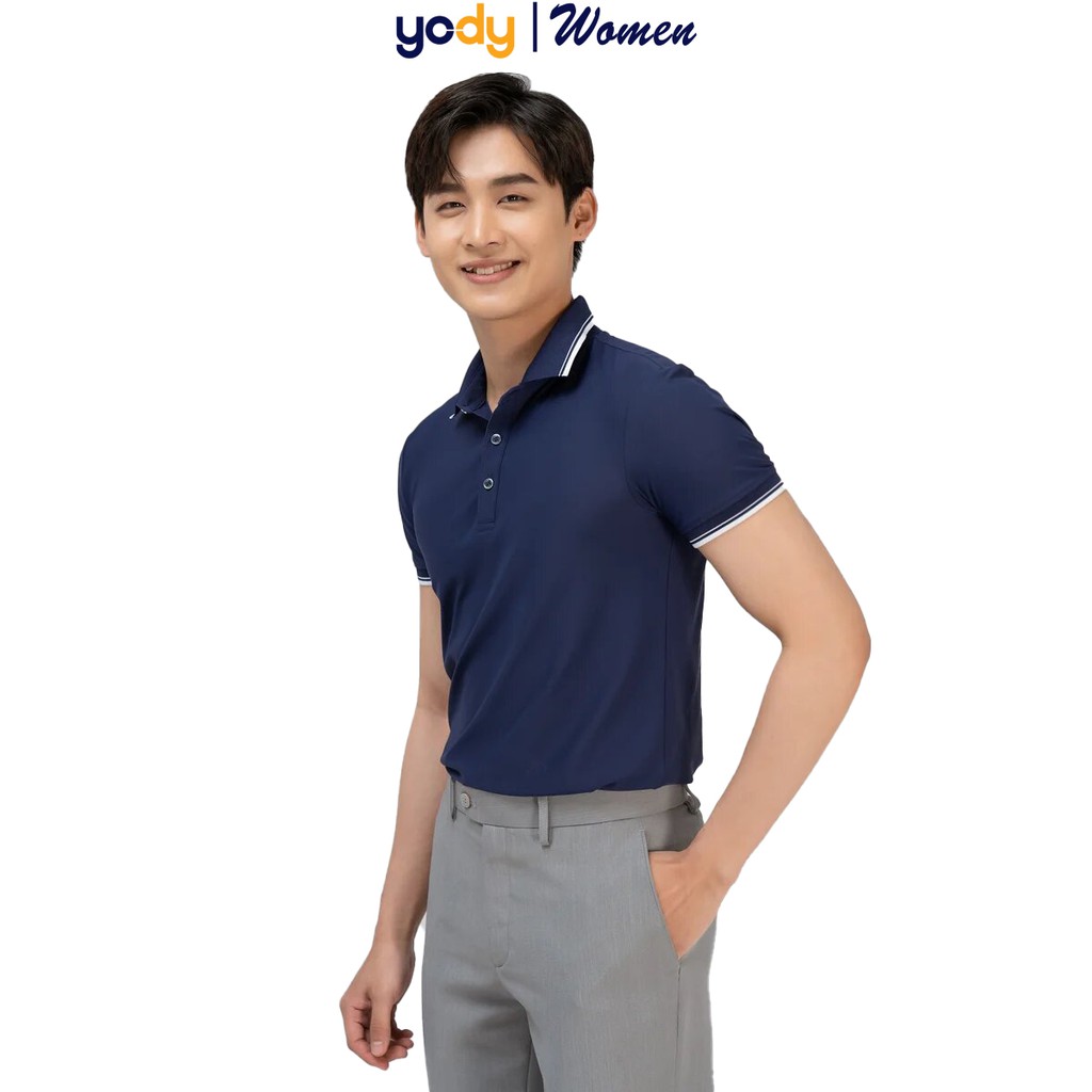 Áo phông polo nam airy cool bo kẻ YODY chính hãng - APM3959 | BigBuy360 - bigbuy360.vn