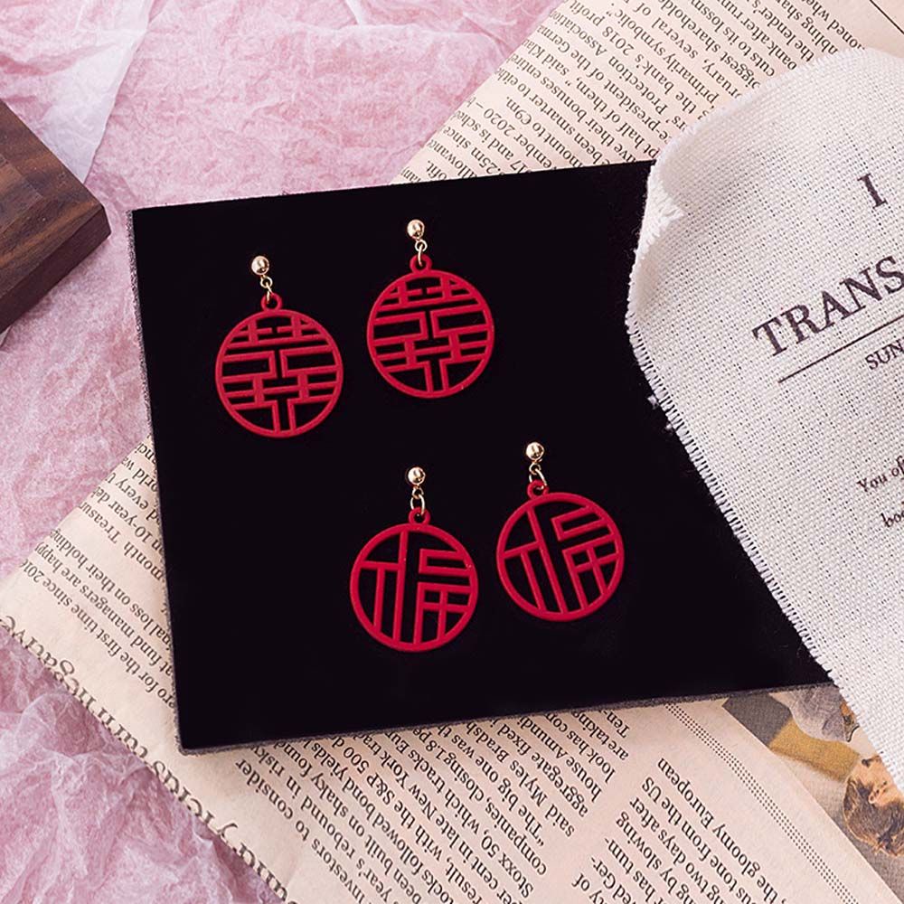 Bông tai dáng dài phong cách Trung Hoa lãng mạn dễ thương thời trang cho nữ