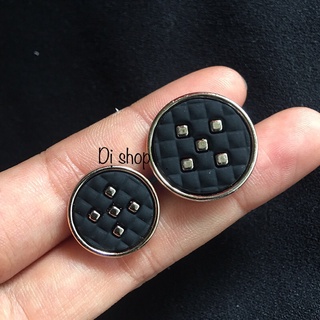 set 5 NÚT TRÒN KIỂU ĐẾ LỒI 2 size