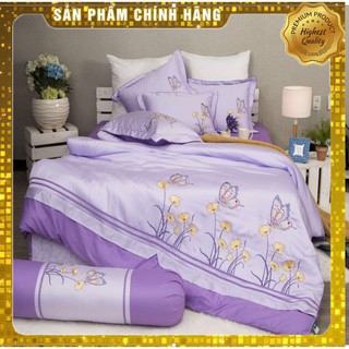 Bộ ga chần gòn lụa tencel edena 752 gồm 6 món, bảo hành một đổi một