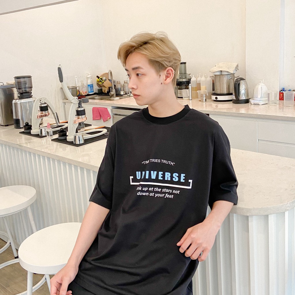 Áo thun tay lỡ in chữ Universe trước ngực , áo phông cộc tay nam nữ unisex , Odin Clothing | BigBuy360 - bigbuy360.vn
