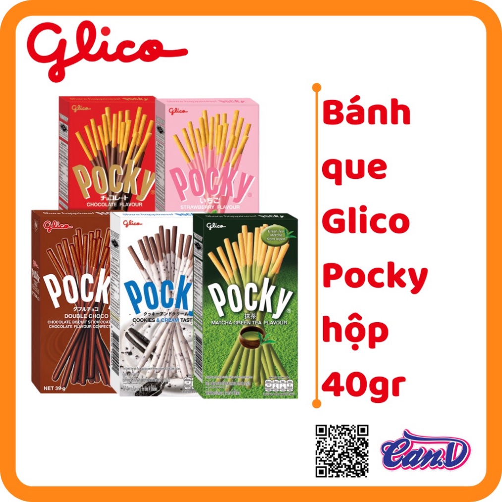 (Nhiều vị) Bánh que Glico Pocky hộp 40gr Xả Kho
