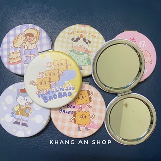 Gương mini 2 mặt cute (trang điểm bỏ túi tiện lợi)