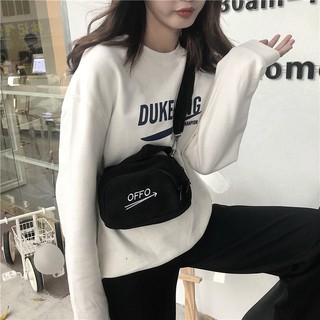 (ORDER) Túi vải Messenger đen nhỏ đeo chéo