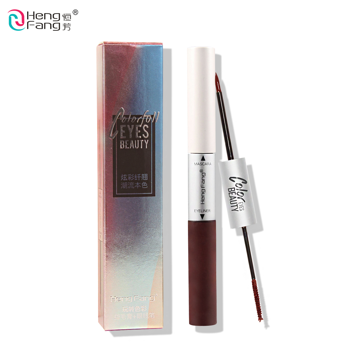 Mascara Kiêm Bút Kẻ Mắt Hengfang H6235 4g + 4g Hai Đầu Không Thấm Nước Lâu Trôi | BigBuy360 - bigbuy360.vn