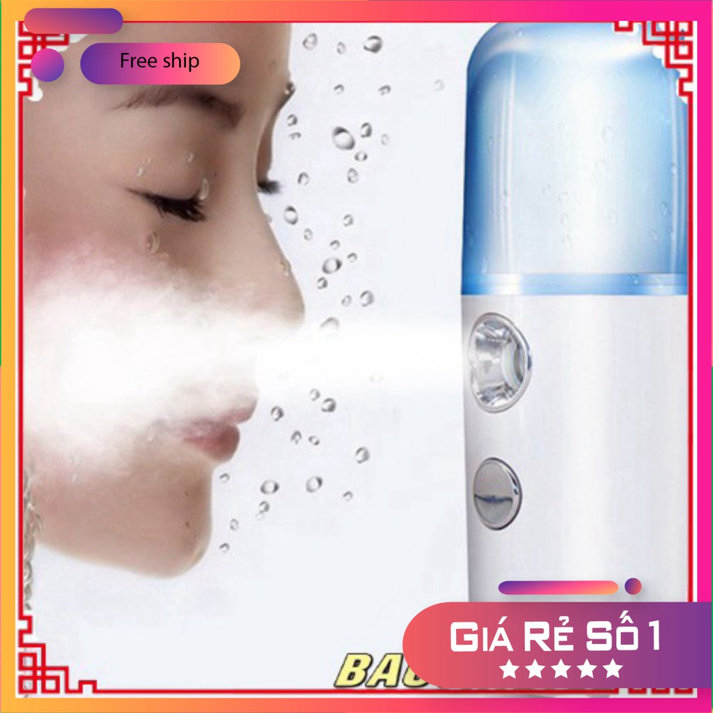 Máy Phun Sương Xông Hơi Mặt Siêu Nhỏ Cầm Tay Hỗ Trợ Cấp Nước Dưỡng Da - Máy Phun Sương Như Xịt Khoáng, Cấp Ẩm Cho Da | BigBuy360 - bigbuy360.vn