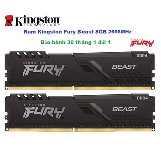 Mua Ram PC Kingston Fury Beast 8GB DDR4 2666MHz KF426C16BB/8