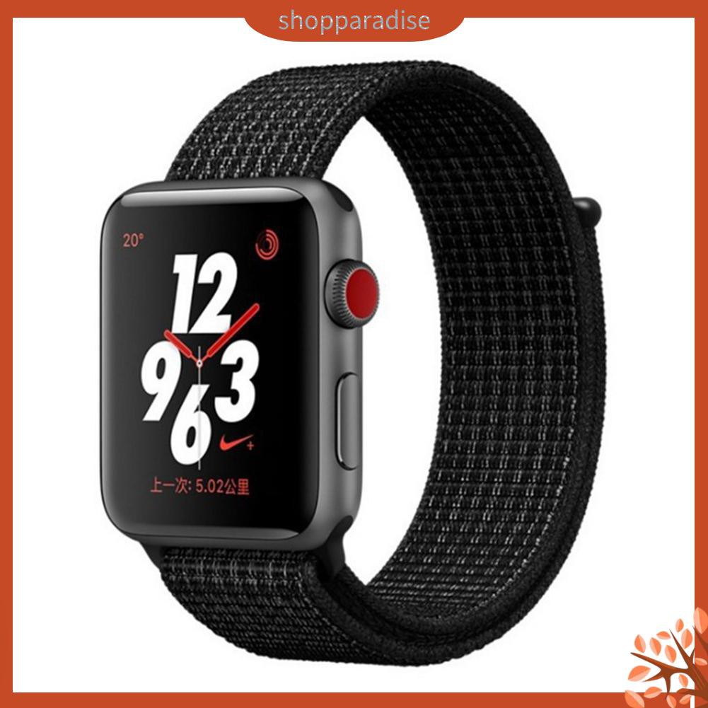 Dây Đeo Dệt Sợi Nylon Cho Đồng Hồ Thông Minh Apple Iwatch Series 1 / 2 / 3