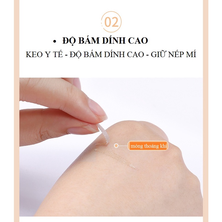 MIẾNG DÁN KÍCH MÍ KEO Y TẾ AN TOÀN HIỆU QUẢ KHẮC PHỤC NHƯỢC ĐIỂM SỤP MÍ, 1 MÍ ĐEM LẠI CHO BẠN ĐÔI MẮT TO TRÒN LẤP LÁNH | BigBuy360 - bigbuy360.vn
