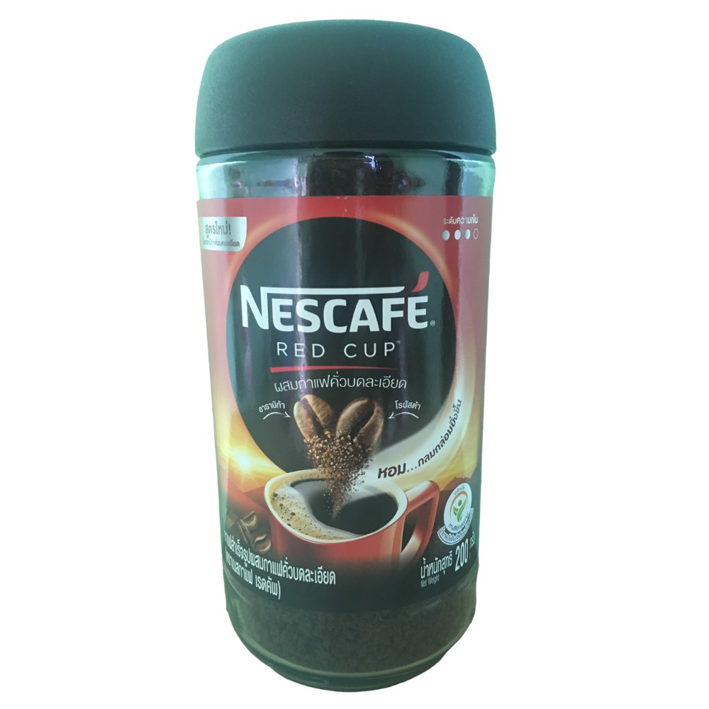 Cà phê hòa tan kết hợp cà phê rang xay NESCAFÉ Red Cup dạng Hũ 200g