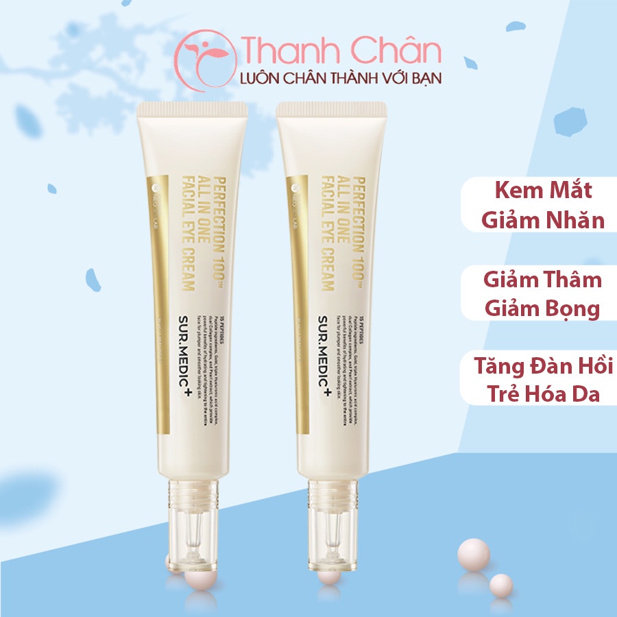 Kem dưỡng mắt SURMEDIC Perfection 100tm All In One Facial Eye Cream 35ml