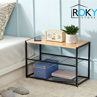 KỆ ĐẦU GIƯỜNG CHÂN SẮT MINI 2 TẦNG - ROKY STORE - KỆ TRANG TRÍ ĐA NĂNG
