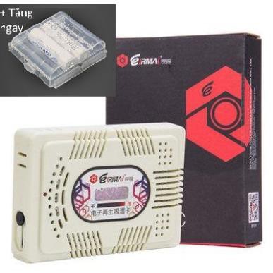 MÁY HÚT ẨM EIRMAI size to HC-63C cho máy ảnh🎁Tặng ngay hộp đựng pin đèn flash