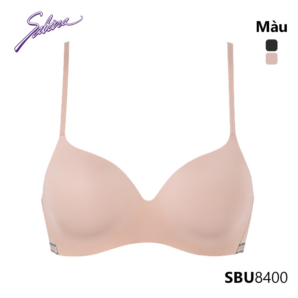 Áo Lót Không Gọng Mút Đệm Vừa Màu Trơn Phối Viền Lưng Pretty Perfect By Sabina SBU8400 | BigBuy360 - bigbuy360.vn