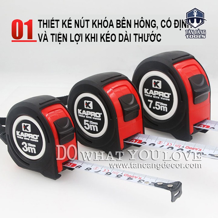 Thước Kéo 3 m / 5 m Kapro 2019