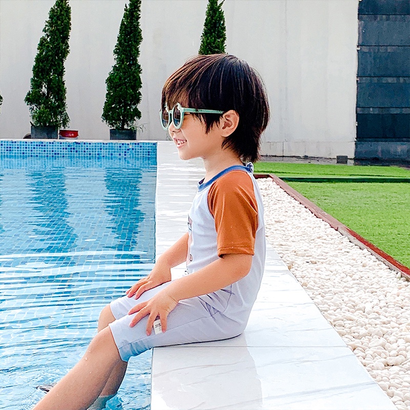 Bộ Đồ Bơi Hình Gấu Dễ Thương Cho Bé