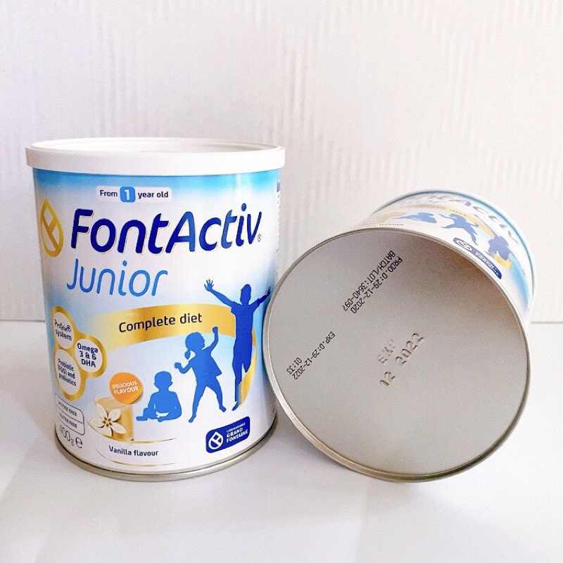 Sữa bột tăng chiều cao FontActiv Junior hộp 400g cho bé