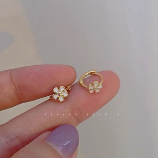 [1 CHIẾC] Khuyên tai bông tai dạng khoen hoa cúc I 2 GIRLS ACCESSORIES I