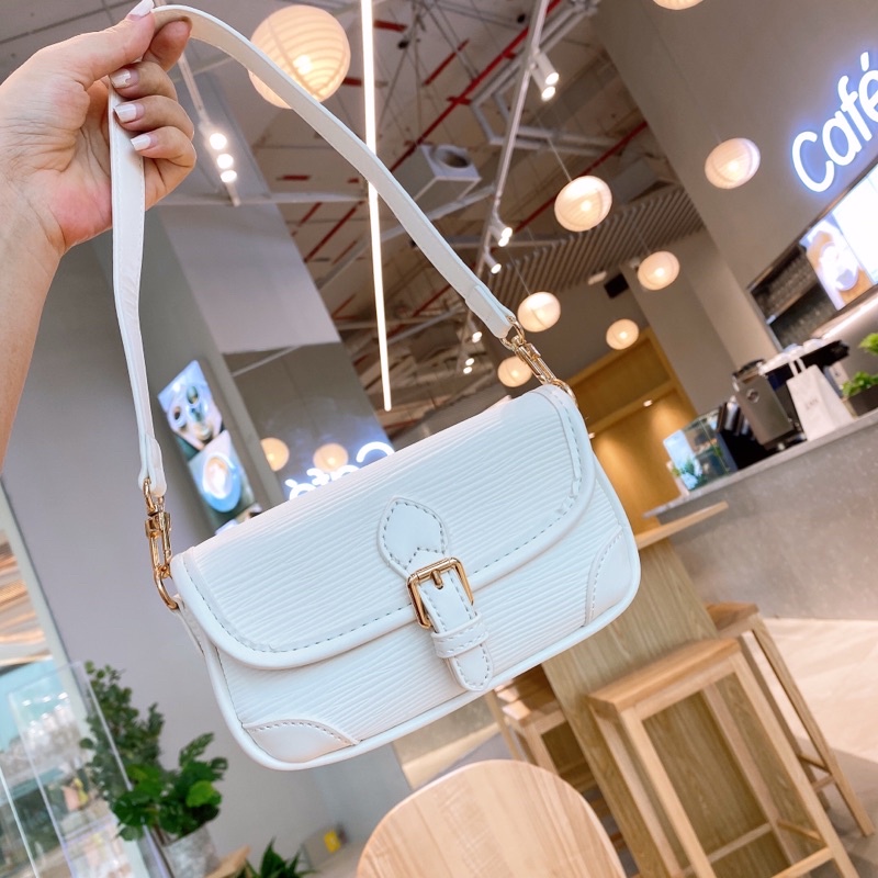 Túi Lờ Vê Da Tăm Mini Kèm 2  Dây Đeo Phong Cách Hàn Quốc
