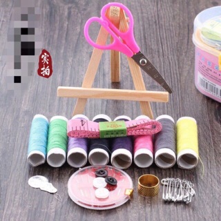 Hộp kim chỉ đa năng - Bộ kim chỉ may vá thủ công tiện lợi