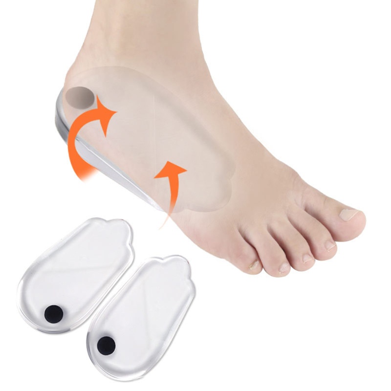 1 Cặp Đệm Gel Lót Giày Mát Xa Chân Hình Chữ O X Có Từ Tính