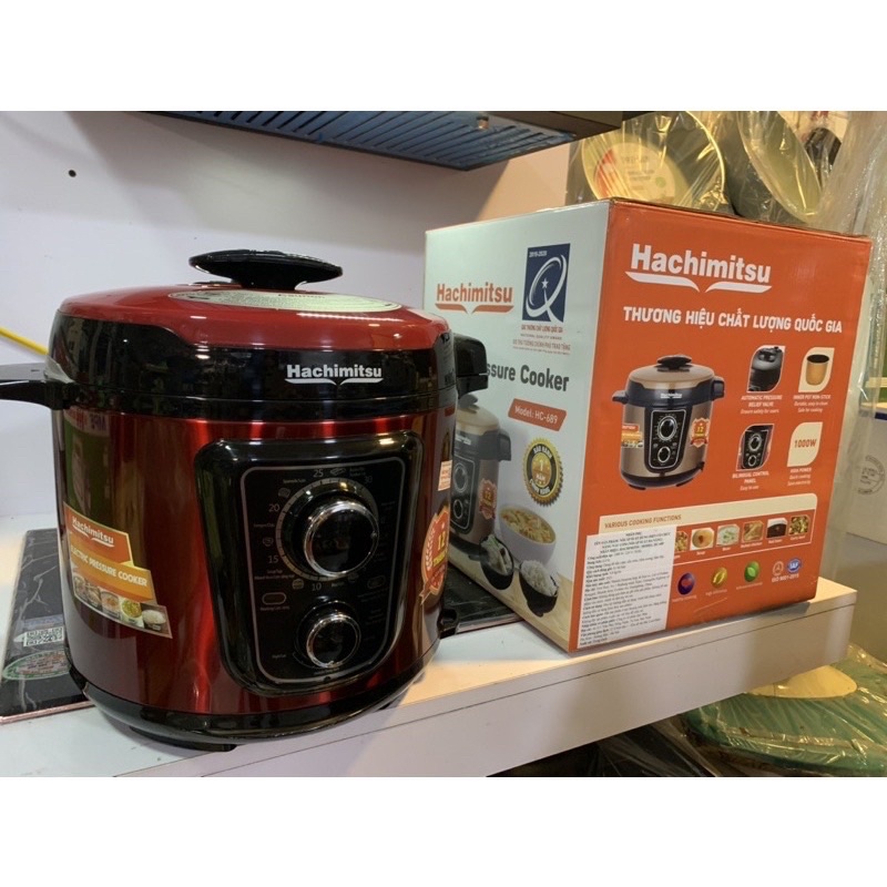 ( sp chính hãng) Áp suất điện đa năng HACHIMITSU HC689_ có van điều chỉnh áp suất_siêu tiết kiệm điện