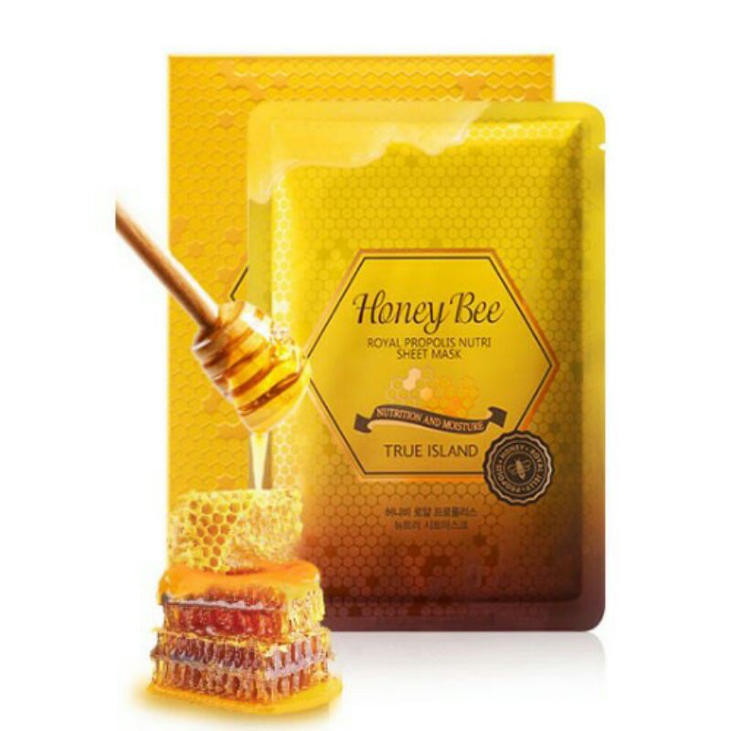 MẶT NẠ DƯỠNG TRUE ISLAND HONEY BEE PROPOLIS NUTRI SHEET MASK