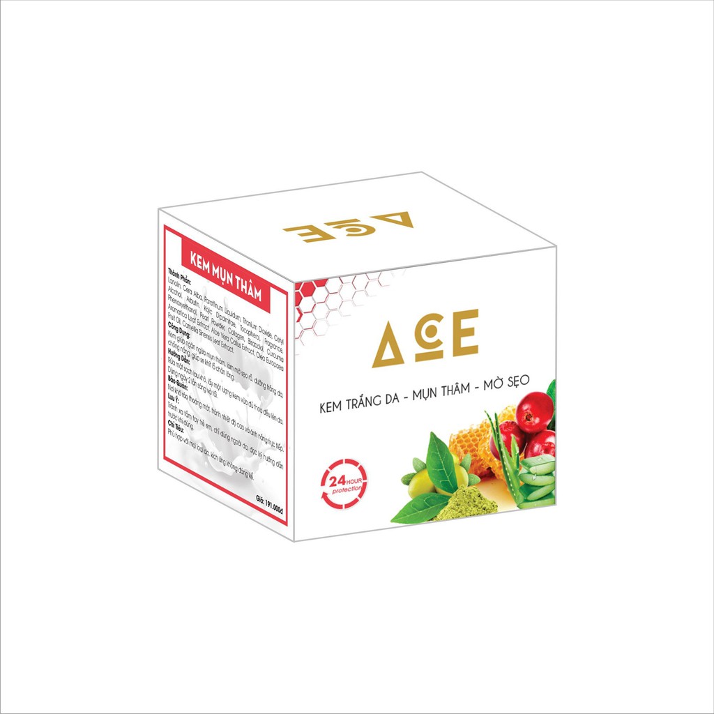 Kem ACE Mụn Thâm, Mờ Sẹo, Trắng Da (15g)