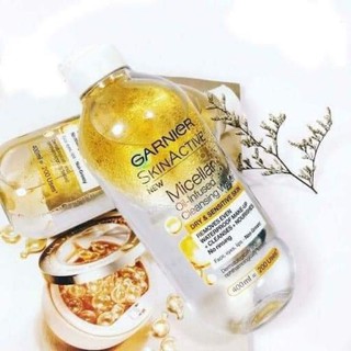 Tẩy trang Garnier ♥️ nước tẩy trang Garnie Nga♥️Tẩy trang dầu vàng
